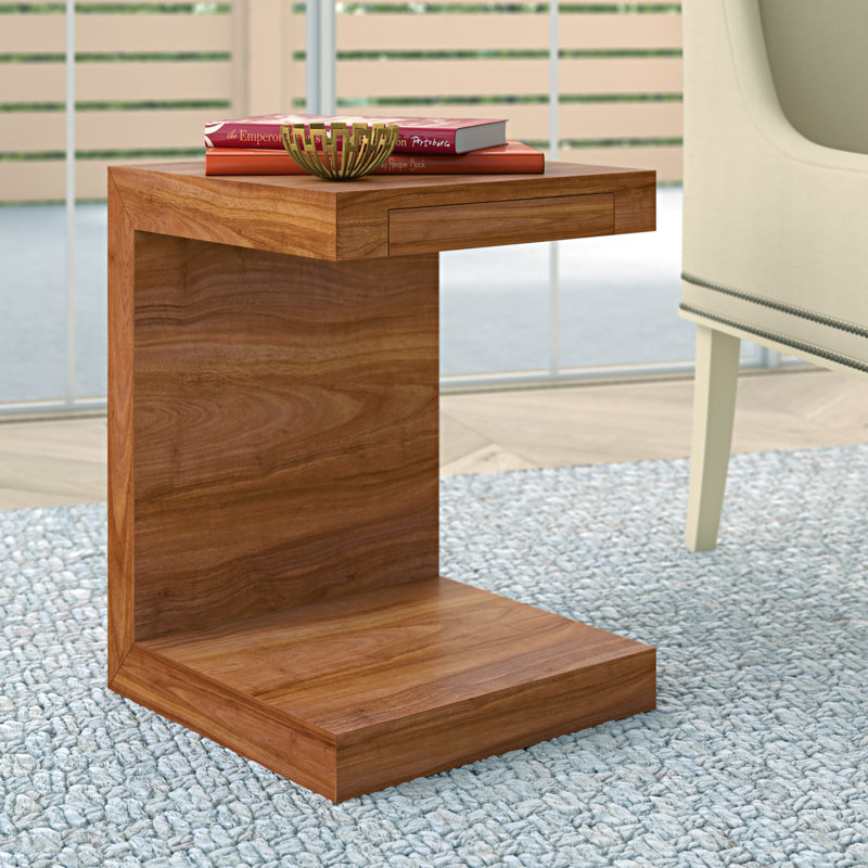Jansen End Table with Storage & Reviews AllModern